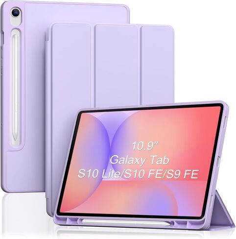 ProCase Smart Case for Galaxy Tab S10 Lite/S10 FE/S9 FE 10.9-Inch with S Pen Holder, Trifold Stand Folio Cover with Soft TPU Back for 10.9" Galaxy Tab S10 Lite/S10 FE/S9 FE -Navy in Saudi Arabia