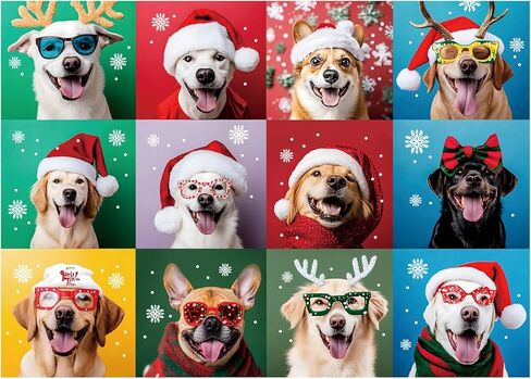 500 Piece Christmas Jigsaw Puzzles for Adults, Winter 2025 Jigsaw Animals 15 Pieces Puzzles Presents in Kuwait