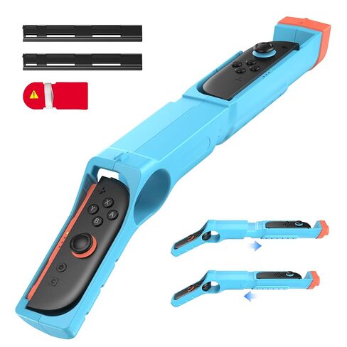 FASTSNAIL [Switch 1/2 Compatible] Shooting Game Gun for Nintendo Switch 2/1/OLED, Detachable Gun Handle with portable for Switch 2/1 Joypad, Hand Grip Controller Accessories for Switch Hunting Games in Saudi Arabia