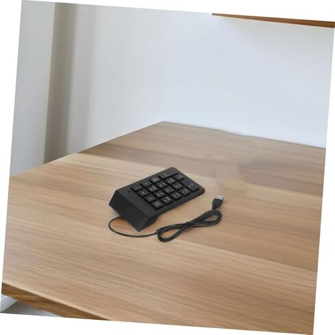 Veemoon 2 قطعة لوحة مفاتيح رقمية USB للاستخدام المصرفي والمالي، لوحة مفاتيح صغيرة مدمجة مكونة من 18 مفتاحًا، ملحقات الكمبيوتر المحمول المحمولة مع واجهة USB Numpad لسطح المكتب والسفر in Kuwait