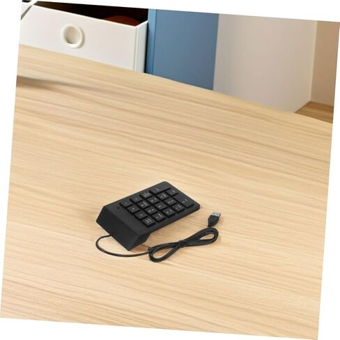 Veemoon 2 قطعة لوحة مفاتيح رقمية USB للاستخدام المصرفي والمالي، لوحة مفاتيح صغيرة مدمجة مكونة من 18 مفتاحًا، ملحقات الكمبيوتر المحمول المحمولة مع واجهة USB Numpad لسطح المكتب والسفر in Kuwait