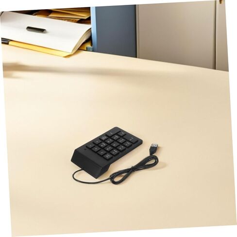 Veemoon 2 قطعة لوحة مفاتيح رقمية USB للاستخدام المصرفي والمالي، لوحة مفاتيح صغيرة مدمجة مكونة من 18 مفتاحًا، ملحقات الكمبيوتر المحمول المحمولة مع واجهة USB Numpad لسطح المكتب والسفر in Kuwait