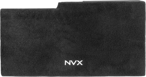 NVX VE-GM-SLVECG2-S12S حاوية مضخم صوت واحدة مقاس 12 بوصة مخصصة للأسفل لسيارة 2008-2013 Chevy Silverado وGMC Sierra 1500 Extended Cab - صندوق فرعي MDF فارغ - ملاءمة خاصة بالمركبة in Kuwait