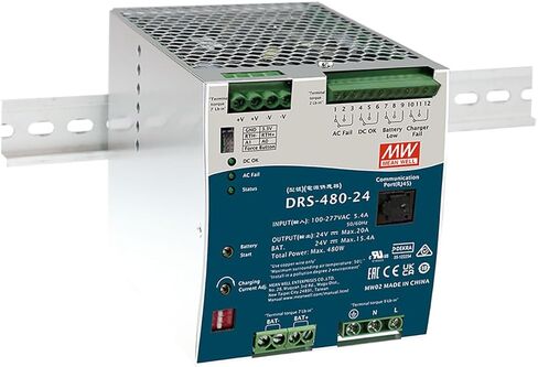 Mean Well DRS-480 Series DRS-480-48 480W All-in-One Intelligent Security Power (DRS-480-48) in Saudi Arabia