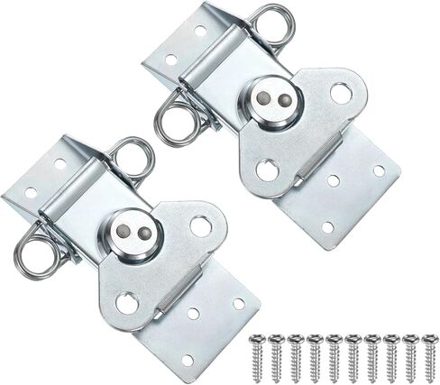 PATIKIL 4.72x3.26" Spring Loaded Butterfly Twist Latch, 2 Pcs Steel Twist Latch & Keeper Toggle Butterfly Draw Latch for Case Box Chest Closure, Light Blue in Saudi Arabia