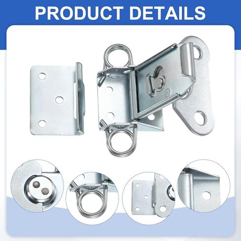 PATIKIL 4.72x3.26" Spring Loaded Butterfly Twist Latch, 2 Pcs Steel Twist Latch & Keeper Toggle Butterfly Draw Latch for Case Box Chest Closure, Light Blue in Saudi Arabia