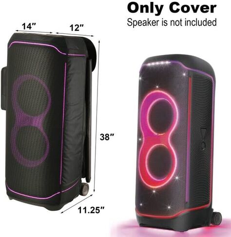 غطاء مكبر صوت TXEsign متوافق مع مكبر صوت JBL PartyBox Ultimate المحمول، غطاء حقيبة تخزين غطاء الغبار مع جيب ملحق لـ JBL PartyBox Ultimate in Saudi Arabia