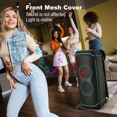 غطاء مكبر صوت TXEsign متوافق مع مكبر صوت JBL PartyBox Ultimate المحمول، غطاء حقيبة تخزين غطاء الغبار مع جيب ملحق لـ JBL PartyBox Ultimate in Saudi Arabia
