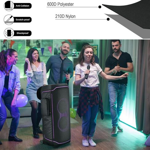 غطاء مكبر صوت TXEsign متوافق مع مكبر صوت JBL PartyBox Ultimate المحمول، غطاء حقيبة تخزين غطاء الغبار مع جيب ملحق لـ JBL PartyBox Ultimate in Saudi Arabia