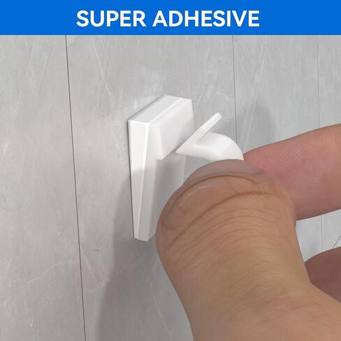 Cable Clips 50pcs with Strong Adhesive Tapes,Wire Holder Organizer Cord Management for Car, Office and Home (White- CC04(50PCS)) in Saudi Arabia
