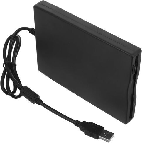 محرك أقراص مرنة خارجي USB من STOBOK لأجهزة الكمبيوتر المحمول وسطح المكتب مقاس 3.5 بوصة وقارئ مرن محمول متوافق مع أجهزة الكمبيوتر الشخصية وسهل الاستخدام in Kuwait