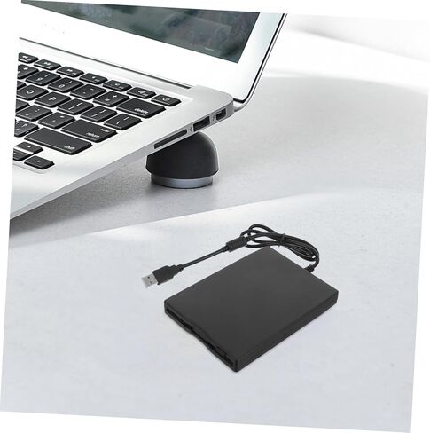 محرك أقراص مرنة خارجي USB من STOBOK لأجهزة الكمبيوتر المحمول وسطح المكتب مقاس 3.5 بوصة وقارئ مرن محمول متوافق مع أجهزة الكمبيوتر الشخصية وسهل الاستخدام in Kuwait