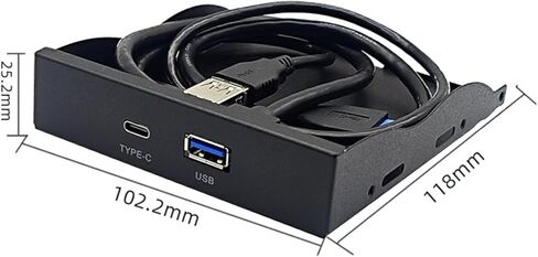 لوحة محرك الأقراص المرنة USB3.0+TypeC توفر المساحة وتحافظ على الكمبيوتر أنيقًا ومناسبًا لأجهزة الكمبيوتر المكتبية وأجهزة الكمبيوتر المبنية لنقل الملفات بكفاءة in Kuwait