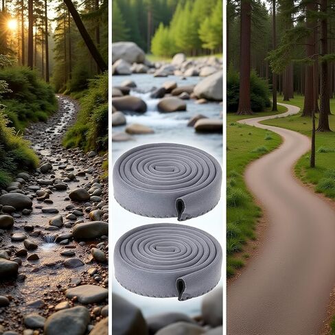 2Pcs Grey Hydration Bladder Tube Sleeve,Water Bladder Tube Cover Hydration Sleeve Insulation Hose Cover,for Hiking Cycling Camping Activities Running Water Bag Tube Thermal Hose Cover Accessories in Saudi Arabia