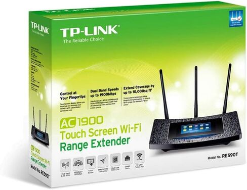 TP-Link AC1900 Wi-Fi Range Extender w/Touchscreen Interface (RE590T) in Saudi Arabia