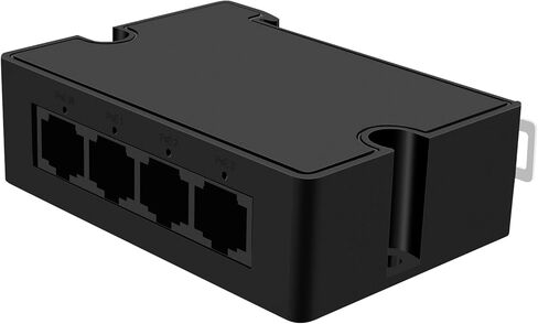 POE40E 4-Port Gigabit PoE Extender with 3 PoE Output Ports, IEEE 802.3af/at Compatible, 90W Input Power, Wall & Rail Mount, Plug and Play (POE40E-1000Mbps-90W) in Saudi Arabia