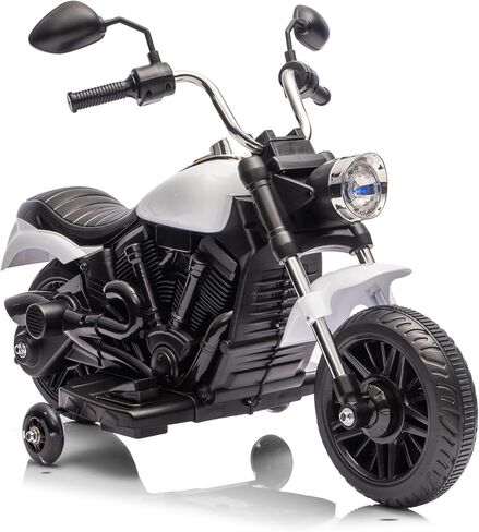 12V Electric Motorcycle for Kids, 3-Wheel Ride On Toy w/Detachable Training Wheels, Soft Start, Reverse, Headlight, Horn & Music, Battery Powered Kids Motorcycle for Toddler Boy Girl Ages 3-5, Pink in Saudi Arabia