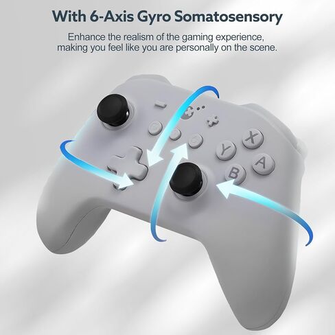 وحدة تحكم GuliKit KK3 للكمبيوتر الشخصي، Switch 2، وحدة تحكم لاسلكية Gulikit KK3 مع عصا التحكم TMR ومشغلات تناظرية لتأثير Hall، 23 ساعة تشغيل، 6 محاور جيروسكوبية، متوافق مع Windows/Switch/Steam Deck/Android/iOS in Kuwait