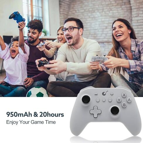 وحدة تحكم GuliKit KK3 للكمبيوتر الشخصي، Switch 2، وحدة تحكم لاسلكية Gulikit KK3 مع عصا التحكم TMR ومشغلات تناظرية لتأثير Hall، 23 ساعة تشغيل، 6 محاور جيروسكوبية، متوافق مع Windows/Switch/Steam Deck/Android/iOS in Kuwait