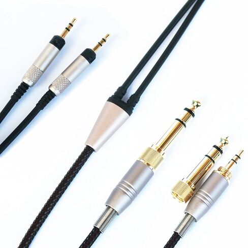 NewFantasia Replacement Upgrade Audio Cable Compatible with Audio Technica ATH-R70x, ATH-R70xa Professional Headphone 1.2m/4feet in Saudi Arabia