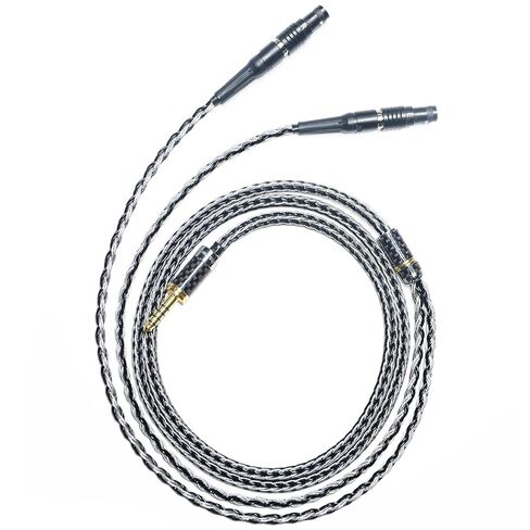 16 Strands 7N Single Crystal Copper/Silver Mixed Headphones Replacement Cables 4Pin XLR/2.5mm/4.4mm Balance for Focal Utopia (3.5mm Plug) in Saudi Arabia
