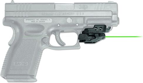 Crimson Trace CMR-206 Rail Master Universal Laser مع التنشيط الفوري والتركيب السريع لتركيبات السكك الحديدية للصور والرماية والمنافسة والمدى، أسود in Saudi Arabia