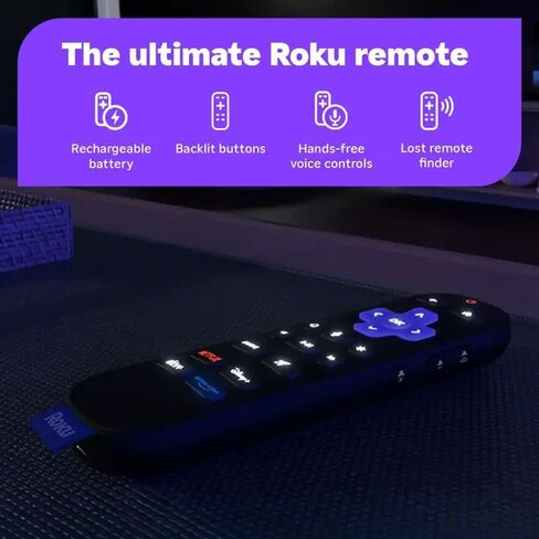 Roku 55 Inch Class Pro Series 4K QLED Mini-LED Smart TV with HDR, Voice Remote, Wi-Fi 6, Dolby Vision, 12 Month CPS Warranty, HDMI Cable and Screen Cleaner for Home Entertainment Streaming (55 inch) in Saudi Arabia