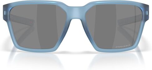 Oakley Men's OO9497 Briza Square Sunglasses, Steel/Prizm Black Iridium, 58 mm in Saudi Arabia