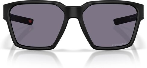 Oakley Men's OO9497 Briza Square Sunglasses, Steel/Prizm Black Iridium, 58 mm in Saudi Arabia