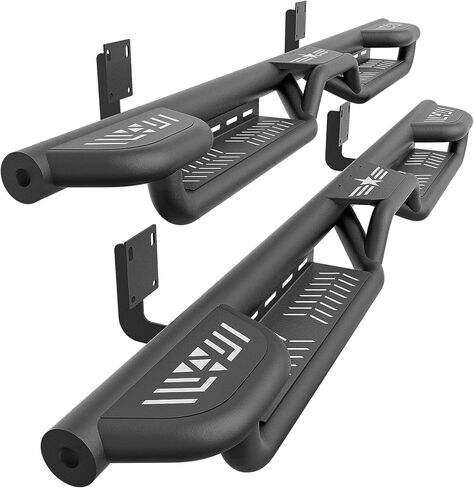 Double Cab Running Boards Side Steps Compatible with 2019-2025 Chevy Silverado & GMC Sierra 1500, 2020-2025 Chevrolet Silverado/GMC Sierra 2500 3500 HD Extended Cab Two Stair Design Nerf Bar in Saudi Arabia