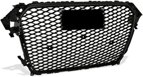 7422442710706 متوافق مع 2013-2016 Audi A4 / S4 B8.5 أسود غير لامع RS-Honeycomb Mesh Front Grill المصد الأمامي مصبغة in Saudi Arabia