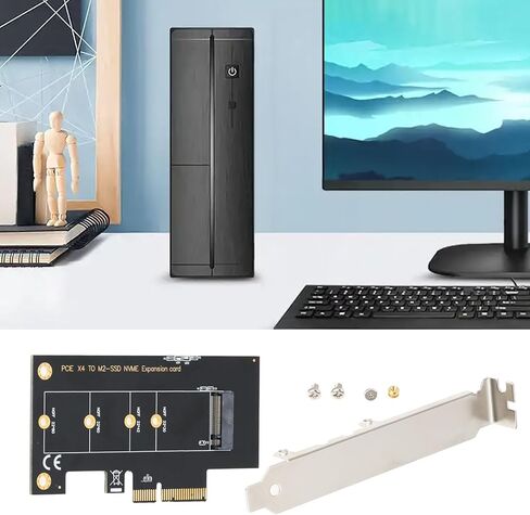 بطاقة توسيع عالية السرعة لسطح المكتب من SING F LTD M.2 NVMe إلى PCIe 3.0X4 SSD محول متوافق مع 2230 2242 2260 2280 in Saudi Arabia
