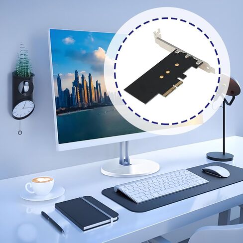 بطاقة توسيع عالية السرعة لسطح المكتب من SING F LTD M.2 NVMe إلى PCIe 3.0X4 SSD محول متوافق مع 2230 2242 2260 2280 in Saudi Arabia