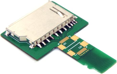 Cablecc SD مقبس بطاقة أنثى إلى مايكرو SD TF ذكر طقم بطاقة الذاكرة تمديد محول أدوات اختبار موسع in Kuwait
