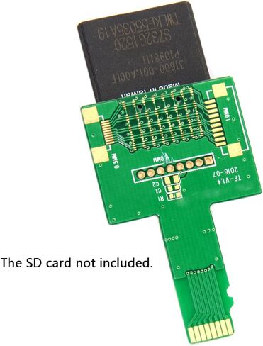 Cablecc SD مقبس بطاقة أنثى إلى مايكرو SD TF ذكر طقم بطاقة الذاكرة تمديد محول أدوات اختبار موسع in Kuwait