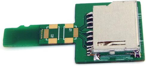 Cablecc SD مقبس بطاقة أنثى إلى مايكرو SD TF ذكر طقم بطاقة الذاكرة تمديد محول أدوات اختبار موسع in Kuwait