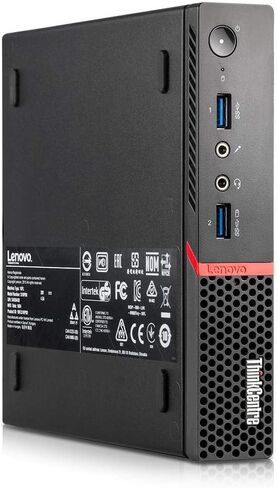 كمبيوتر لينوفو ثينك سنتر M700 تايني المكتبي، كمبيوتر ويندوز 11 برو، كور i7-6700T، ذاكرة الوصول العشوائي 8 جيجا، 256 جيجا اس اس دي، USB 3.0، منفذ عرض، واي فاي، BT، (متجدد) كمبيوتر صغير i7 المكتبي in Kuwait