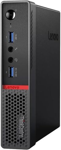 كمبيوتر لينوفو ثينك سنتر M700 تايني المكتبي، كمبيوتر ويندوز 11 برو، كور i7-6700T، ذاكرة الوصول العشوائي 8 جيجا، 256 جيجا اس اس دي، USB 3.0، منفذ عرض، واي فاي، BT، (متجدد) كمبيوتر صغير i7 المكتبي in Kuwait