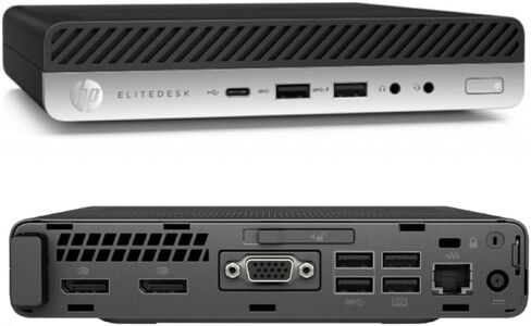 HP EliteDesk 800 G3 Mini Desktop Computer PC, Intel Core i7-6700, 8GB RAM, 256GB SSD, WiFi & Bluetooth, Keyboard and Mouse, Windows 11 Pro (Renewed) in Kuwait