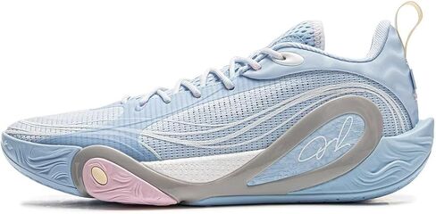 أحذية LI-NING Wade DLO للرجال لكرة السلة في الملعب خفيفة الوزن وعالية الارتداد ومضادة للانزلاق أحذية رياضية احترافية للتدريب والمنافسة الرياضية in Kuwait