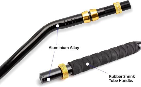 2-Piece Saltwater Offshore Bent Butt Trolling Rod, Conventional Boat Fishing Rod Heavy Duty Big Game Rods Deep Sea Fishing Pole (5'6", 30-50lb/50-80lb/80-120lb) in Kuwait