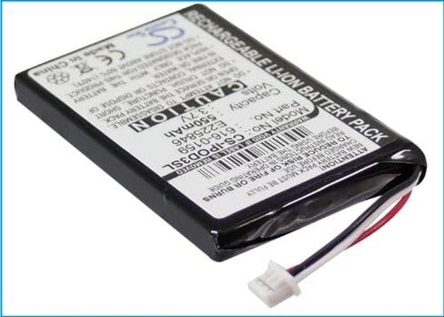 Replacement Battery for Applee 10GB M8976LL/A iPod 15GB M9460LL/A 20GB M9244LL/A 30GB M8948LL/A 3th Generation 40GB M9245LL/A 616-0159 E225846 (550mAh) in Saudi Arabia