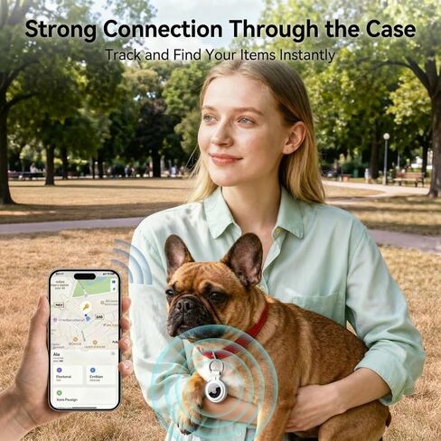 4 عبوات متوافقة مع حافظة حامل Apple AirTag لسلسلة المفاتيح وإكسسوارات السيارات السميكة والحماية الرفيعة للغاية وأجهزة تعقب GPS مع حلقة مفاتيح ناعمة من السيليكون لحمل بطاقات الهواء وتتبع الحيوانات الأليفة وحقائب الأمتعة الرئيسية للأطفال in Kuwait