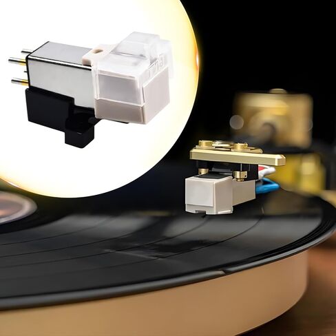Moving Magnet Cartridge for Vinyl Record Player, AT-3600L MM Turntable Cartridge, Record Player Accessories, High-Fidelity Audio Phonograph Cartridge Stylus Replacement in Saudi Arabia
