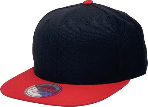 Classic Snapback Hat Blank Cap - Wool Blend Flat Visor in Saudi Arabia