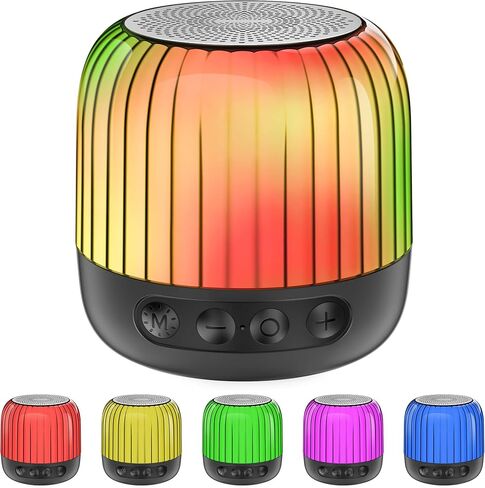 Bluetooth Speaker, Multicolor Changing Bedside Lamp, LED Table Lamp, Built-in Mic, Support TF Card, MP3 Player, Best Gifts for Girls Boys Teens Women Men Friends Christmas in Saudi Arabia
