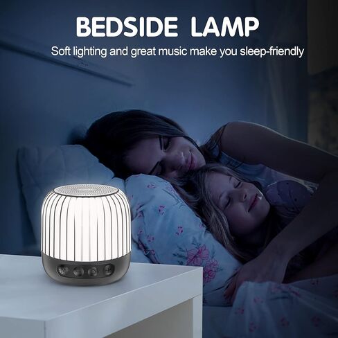 Bluetooth Speaker, Multicolor Changing Bedside Lamp, LED Table Lamp, Built-in Mic, Support TF Card, MP3 Player, Best Gifts for Girls Boys Teens Women Men Friends Christmas in Saudi Arabia