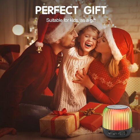 Bluetooth Speaker, Multicolor Changing Bedside Lamp, LED Table Lamp, Built-in Mic, Support TF Card, MP3 Player, Best Gifts for Girls Boys Teens Women Men Friends Christmas in Saudi Arabia