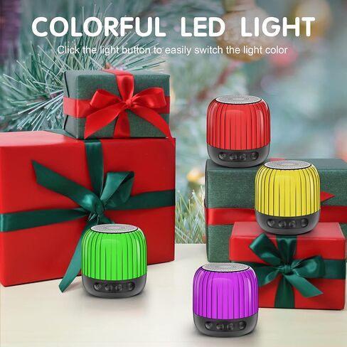 Bluetooth Speaker, Multicolor Changing Bedside Lamp, LED Table Lamp, Built-in Mic, Support TF Card, MP3 Player, Best Gifts for Girls Boys Teens Women Men Friends Christmas in Saudi Arabia