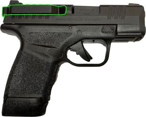 مشبك لـ Springfield Hellcat وOSP وPro - حافظة بمشبك حزام حمل مخفي - مشبك ممتاز لحمل مخفي مخفي وآمن ومريح - نحيف وآمن بدون حافظة ضخمة in Kuwait
